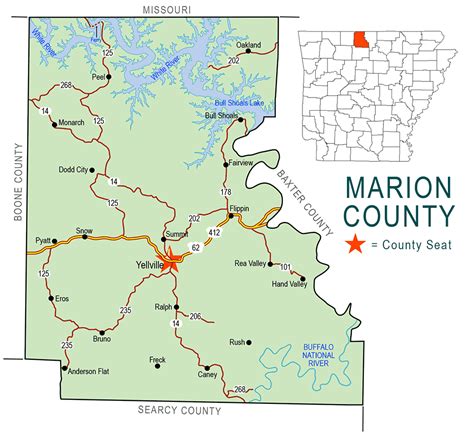 where is marion county arkansas.